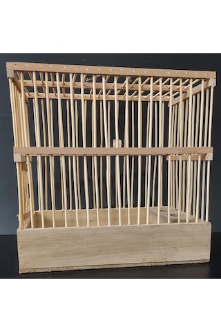 Çotanaklar Kafes Ahşap Cezaevi Kafesi 28 x 26 x 17 CM