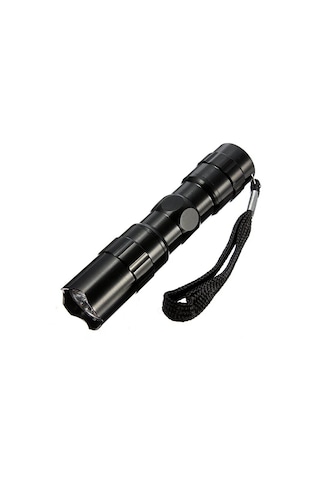 Flash Light Fener Polis Feneri Siyah