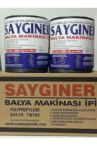 Saygıner Balya Makinesi İpi - 10 KG 2 Bobin