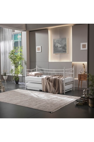 Bedliga Daily Yavrulu Daybed Tek-Çift Kişilik Metal Karyola