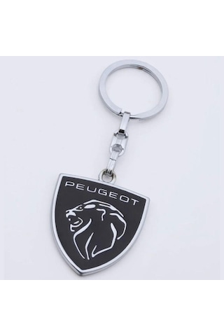 Peugeot Yeni Logo Metal Anahtarlık