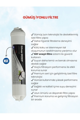Su Arıtma Full Set Filtre + Membran Anahtarı & Dirsek