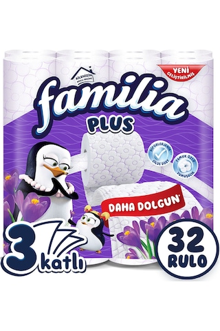 Plus Parfümlü Tuvalet Kağıdı 32'li Sihirli Çiçekler Kokulu