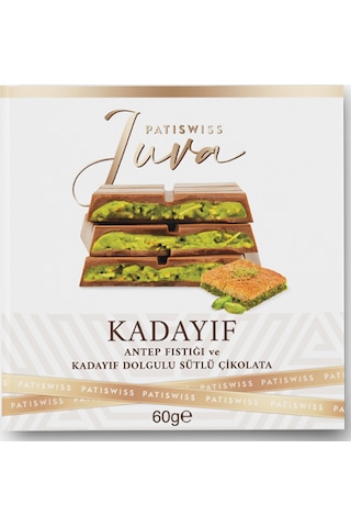 Juva Antep Fıstığı Ve Kadayıflı Dubai Çikolatası, 60g