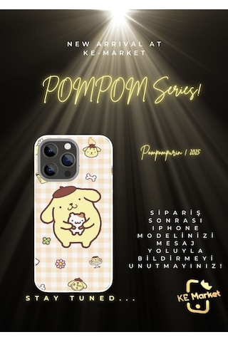 Pompompurin Series Apple Uyumlu iPhone Tüm Modellere Kılıf 678x111213141516 Plus