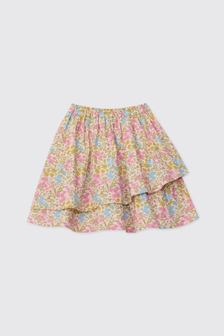 Panço Kız Çocuk Beli Lastikli Astarlı Pembe Etek