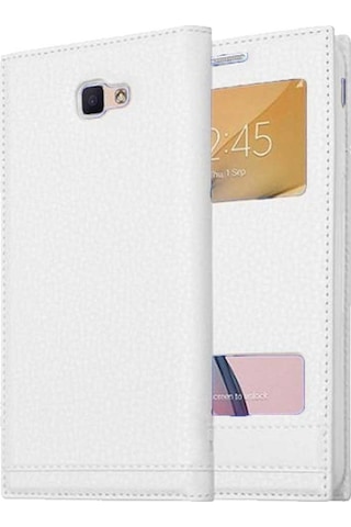 Samsung Galaxy J5 Prime Uyumlu Pencereli Kapaklı Magnum Kılıf