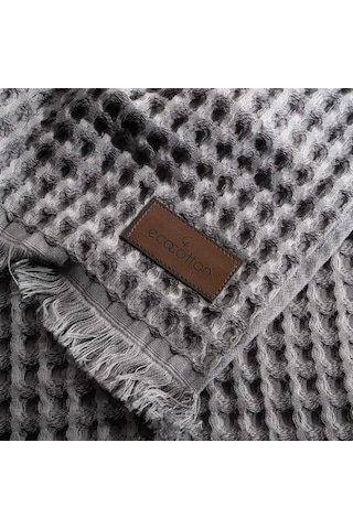 Ecocotton Seren Antrasit %100 Organik Pamuk 2'li Havlu Seti Antrasit