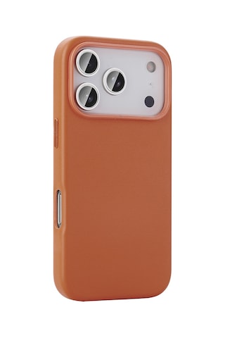 Nihcase Apple Uyumlu iPhone 17 Pro Max Kılıf Msafe Şarj Özellikli Pu Deri Kupra Kapak