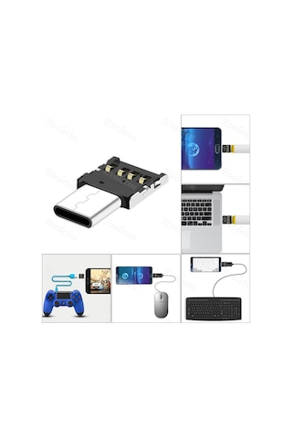 Type C Usb Otg Androıd Uç Çeviricı 4497A Adaptör Dönüştürücü Şarj