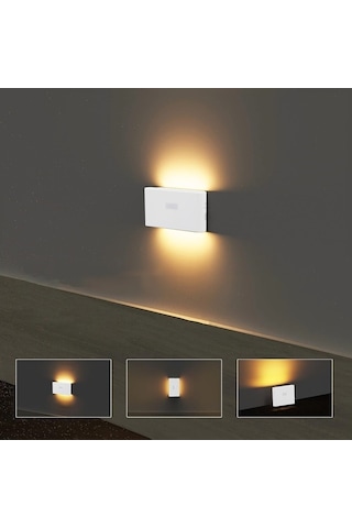 Şarjlı Mıknatıslı Çift Yönlü Hero Led Beril Aydınlatma Sensörlü Gece Lambası  2 Adet