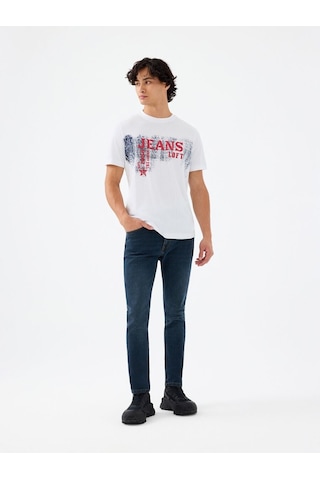 Loft Regular Fit Erkek Tshirt K.kol Lf2041203 Q1.v1 Beyaz