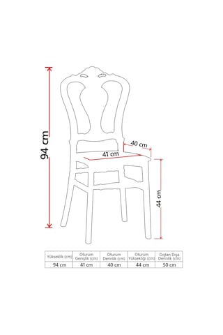 2 Adet Carisma Beyaz Pratik Sandalye / Balkon-bahçe-mutfak