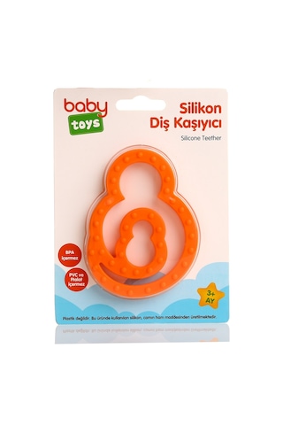 Baby Toys Bebek Silikon Diş Kaşıyıcı Çok Renkli