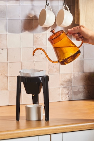 Karaca Martina Borosilikat Cam Coffe Kettle Orange 600 ml