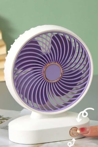 Fan Soğutucu Mini Vantilatör Klima Güçlü Serinletici Taşınabilir Şarjlı Masa Üstü Sessiz