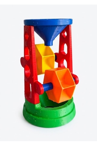 Eğitici Kum Ve Su Çarkı Değirmeni Plaj Oyuncağı 22 Cm