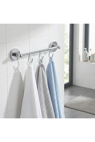 Çelik Banyo Karaca Üçlü Banyo Askılık