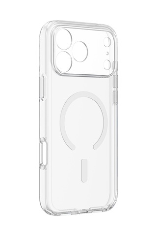 Apple iPhone Uyumlu 18 Pro Kılıf M-safe Özellikli Kamera Korumalı Amazingthing Minimal Lens Serisi Kapak Şeffaf