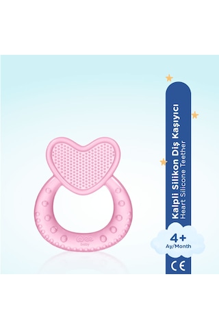 Kalpli Silikon Diş Kaşıyıcı Pembe