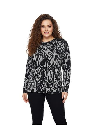 Linsolita Kadın Sıfıryaka Sweatshirt Bgl-st05114 Gri