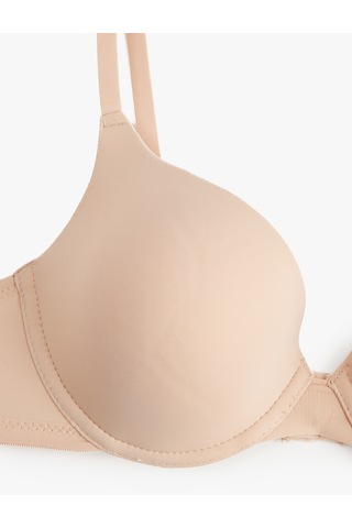 Koton Desteksiz Balenli Rahat Kalıp Comfort Sütyen Ten Rengi 6slk10021mk