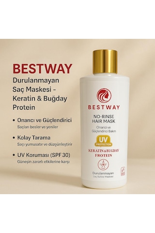 Bestway Keratin Buğday Proteın Durulanmayan Saç Maskesı