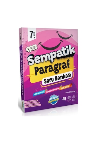 7. Sınıf Paragraf Sempatik Soru Bankası- Ünlüler Karması 7. Sınıf Paragraf Sempatik Soru Bankası- Ünlüler Karması
