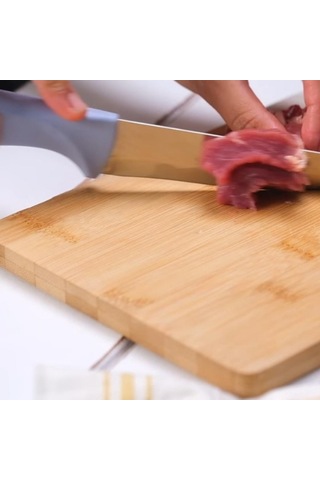 Chef's Marka Mor Saplı Çelik Doğrama Bıçağı 27 Cm