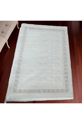 Atlantis %100 Akrilik Sık Dokuma +12 Hav Yükseklikte Kahve Salon Oturma Odası Halısı Kahverengi