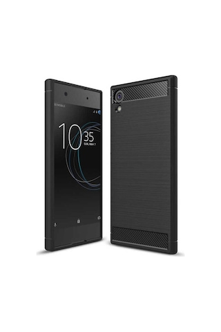 Sony Xperia Xa1 Kılıf Zore Room Silikon Kapak Siyah