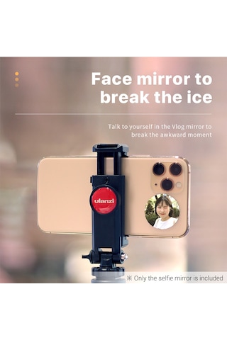Springsun Selfie Çubuğu Ulanzi Evrensel Akıllı Telefon Selfie Vlog Aynası İphone Samsung Fotoğraf Video Selfie Vlog Aksesuarları İle Uyumlu