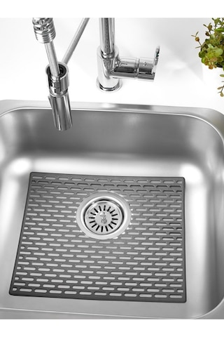 Dikdörtgen Silikon Ayarlanabilir Kaydırmaz Lavabo Üst Ve İç Matı 33x28 Plastik 22 X 12 Çok Renkli Diğer
