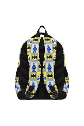Beslenmeli Erkek Okul Çantası Gri 555batman-2 Gri
