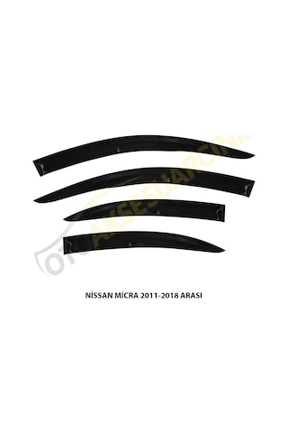Nissan Micra 2011 - 2018 Arası Mugen Cam Rüzgarlığı 4 Lü Takım N11.28008