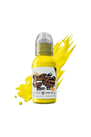 Melek Rainbow Yellow - World Famous Ink Dövme Boyası - 1oz/30ml