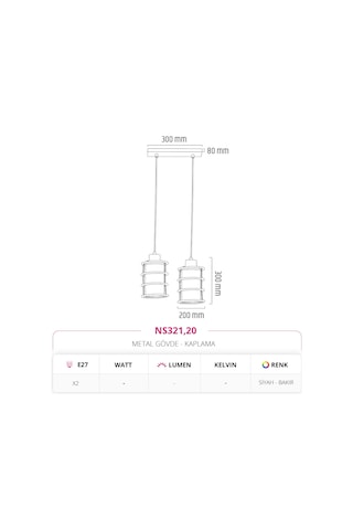 Nevo Dekoratif Sarkıt Ns321,20