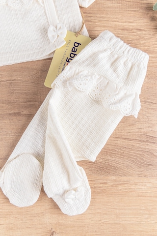 Fistolu Kendinden Desenli 5'li Kız Bebek Hastane Çıkışı Bebek Tak Çok Renkli