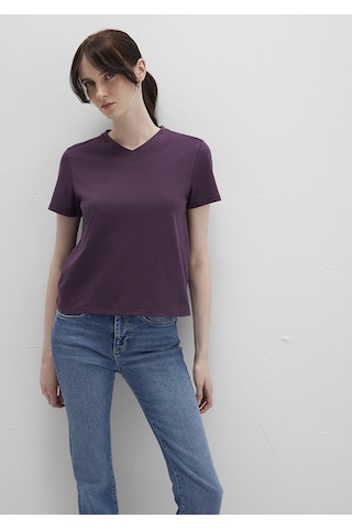 Mavi - Mor Basic Tişört 1613536-70635 Mor