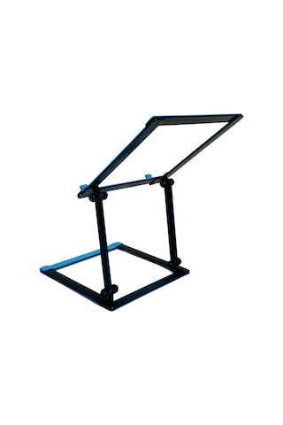 Metal Profesyonel Laptop Standı Mavi