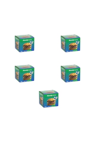 Handynorm Hamburger Burger Pide Tost Sandviç Kılıfı Poşeti 5 x 2000'li 12.5 x 12.5 CM