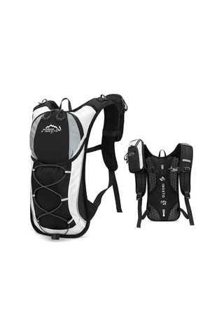 Inoxto-bisiklet Yürüyüş Koşu İçin 5l Hidrasyon Paketi Nefes Y28360b Siyah