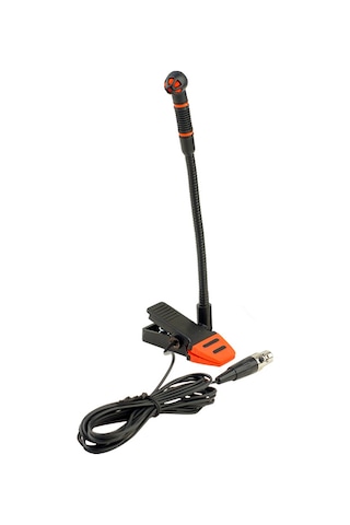 Springsun Im500 Mini Clip-on Saksafon Mikrofonu - Esnek Boyunlu, Kaliteli Ses, Bas Kesici Anahtarlı Enstrüman Mikrofonu