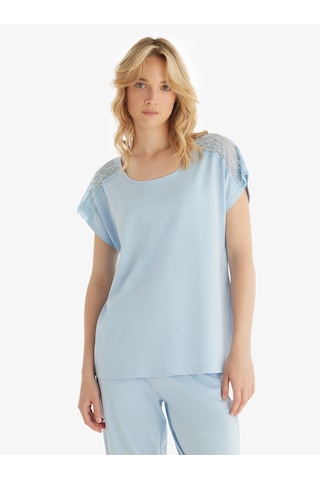 Kadın Pijama Takımı 51846 - Mavi Mavi