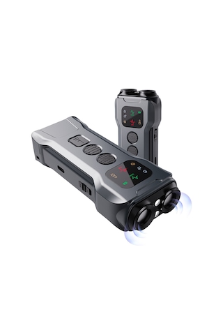 Moveevo P9 Akıllı Ultrasonik Köpek Havlama Önleyici Şarjlı Led'li Eğitim Cihazı - İç/dış Mekan