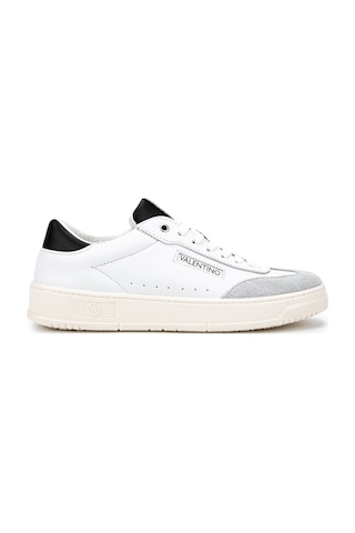 Mario Valentino Erkek Hakiki Deri Beyaz/siyah Sneakers & Spor Ayakkabı 1040 95s7002 Erk Ayk Sk25-26 Whıte/black Beyaz