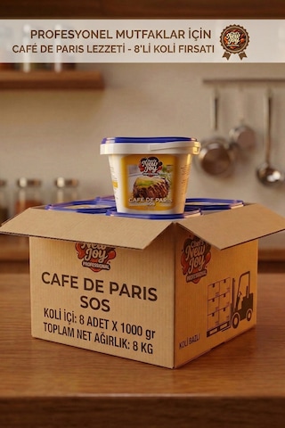 Cafe De Paris Sos 1000 G X 8 Adet - 1 Koli Koli Bazlı Avantaj Paketi