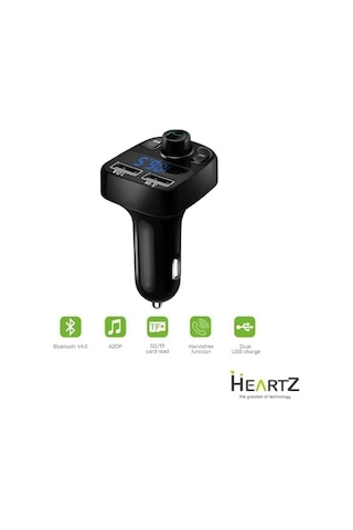 Fm Transmitter Modulator Araç Fast Quıck Charge Hızlı Şarj Flash Bellek Micro Sd Mp3 Player 12-24 V Pd 20w Yüksek Kalite X8 A Antrasit