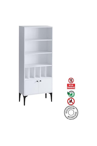 Decormet Spica Kitaplık Dec0024 Çok Renkli