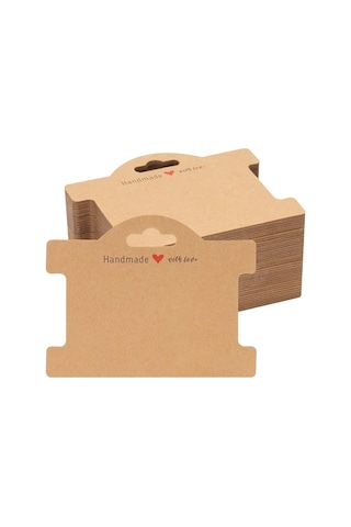 Willowhaven Beyaz 100 Adet Bileklik Kartı, Takı Display Kartları Çok Amaçlı 3.8x3.1 İnç